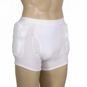 Hipshield ondergoed (man) met heupprotectors, maat S t/m XXXL