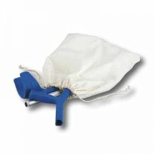 Elleboogkruk (set) - Demontabel met tas - open manchet