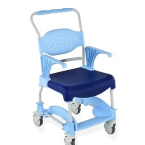 Douche-toiletrolstoel able2 zachte dichte zitting