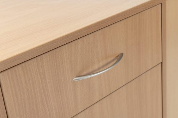 nachtkastje vermeiren met uitschuifblade beuken detail
