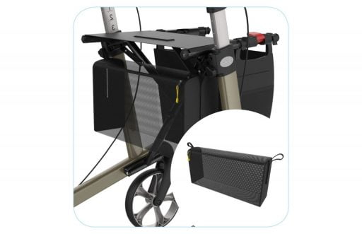 Nettas voor onder de zitting van de rollator rehasense