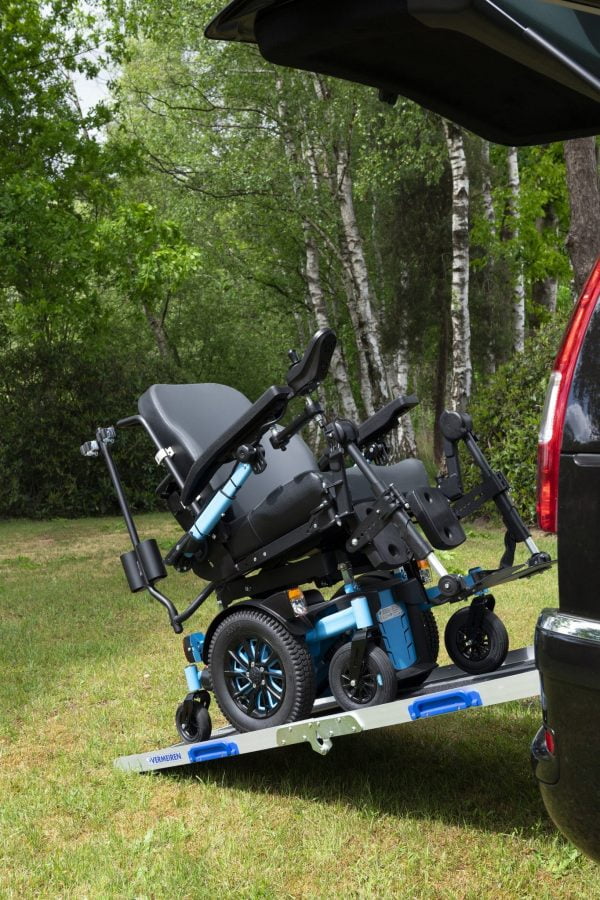 Oprijplaat tot 150 kg per plaat scootmobiel