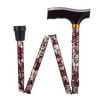 Wandelstok opvouwbaar burgundy merk Abe2