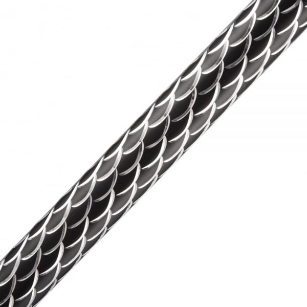 Wandelstok opvouwbaar etched black merk Abe2 opgevouwen detail