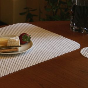Stayput placemat met onderzetter kleur blauw voorbeeld