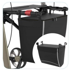 Rehasense rollator luxe boodschappentas in 2 uitvoeringen met ritssluiting of magneetklep