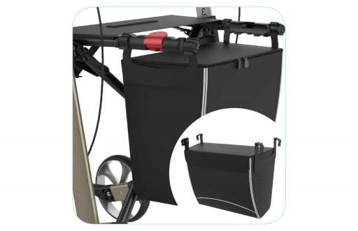 Rehasense rollator luxe boodschappentas in 2 uitvoeringen met ritssluiting of magneetklep