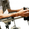 Rollator cristallo2 merk Drive met zachte armschalen en haakse remmen