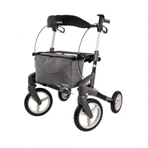 Topro Olympos ATR rollator in diverse kleuren en 2 maten - zwart