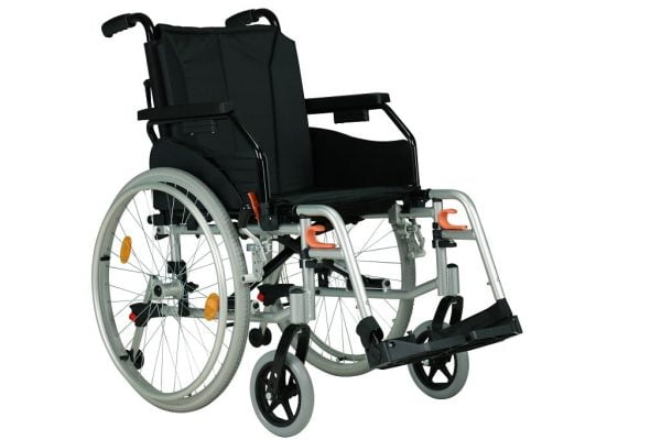 Rolstoel Excel G-Light grootwiel incl voetsteunen met afneembaren wielen