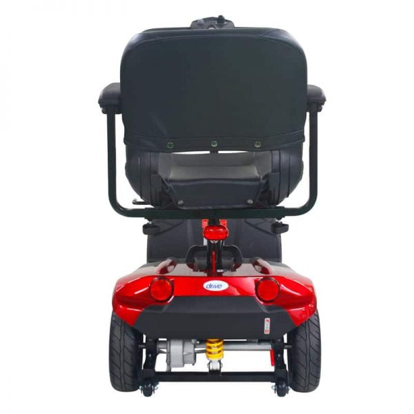 Scootmobiel Drive ST3D in kleur rood achterzijde
