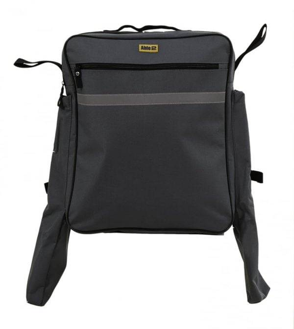 Tas Splash met krukkenhouders voor rolstoel of scootmobiel los kleur grijs