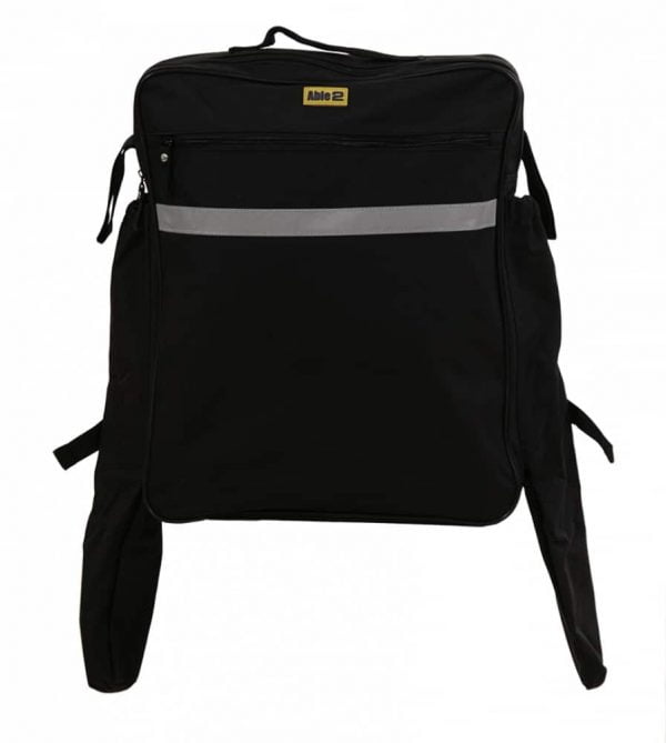 Tas Splash met krukkenhouders voor rolstoel of scootmobiel los kleur zwart