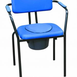 toiletstoel able2 vast in kleur blauw
