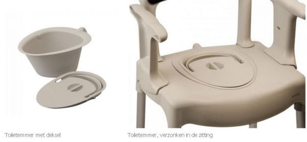 Toilet-/douchestoel Multifunctioneel in hoogte verstelbaar, merk Swift