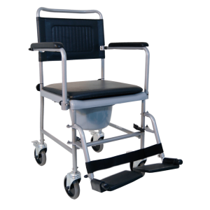 Toiletrolstoel/Postoel Tjeerd mobiel, inclusief afneembare zitting (Drive TRS 130)