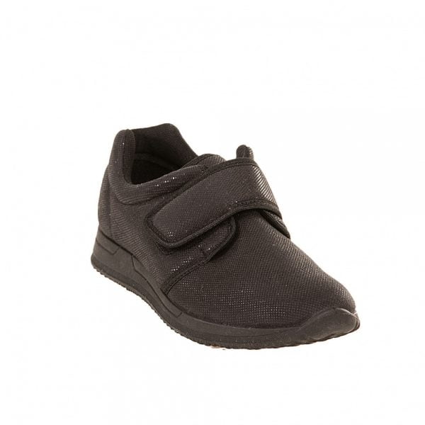 verbandschoen of comfortschoen merk MSF model Diana in zwart