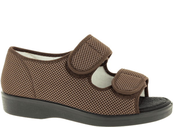 Verbandschoen merk Varomed model Goteborg kleur mocca