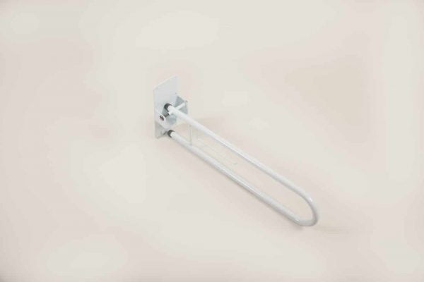 Wandbeugel met toiletrolhouder, opklapbaar Vermeiren voor toilet of badkamer beugel