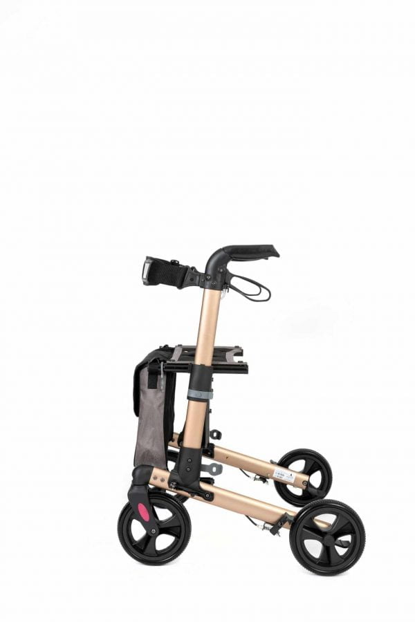 Track 4.0 merk wheelz-ahead lichtgewicht rollator dubbel inklapbaar kleur zijkant
