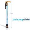 Flexyfoot wandelstok met kurkhandvat van Thuiszorgwinkel.nl