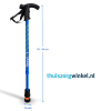 Flexyfoot wandelstok met zwart handvat van Thuiszorgwinkel.nl