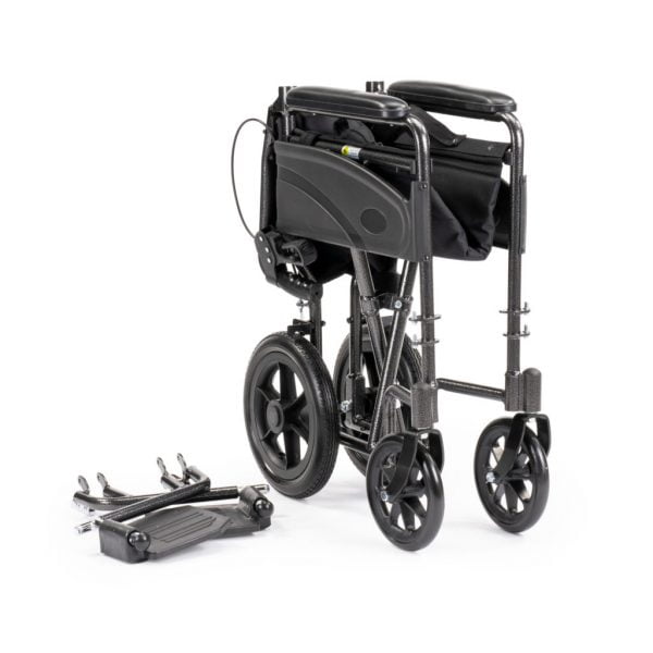 Transportrolstoel Compact Lite van het merk Multi Motion uit elkaar