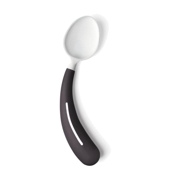 Henro-Grip® Bestek lepel kleur zwart linkshandig