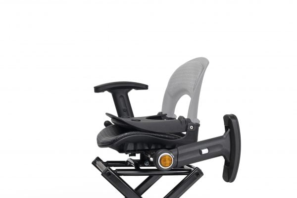 Vermeiren scootmobiel Sedna Premiumdie in 4 stappen is op te vouwen rugleuning