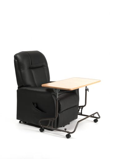 Stoelleestafel van het merk Vermeiren in de kleur beuken eenvoudig voor sta-op stoel
