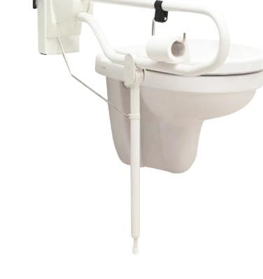 Wandbeugen met hulppoot voor Linido voor extra veiligeheid en extra toiletrolhouder