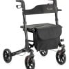 Multimotion rollator City dubbel inklapbaar, foto antraciet