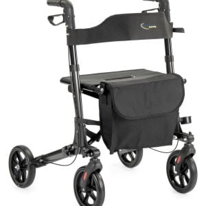 Multimotion rollator City dubbel inklapbaar, foto antraciet