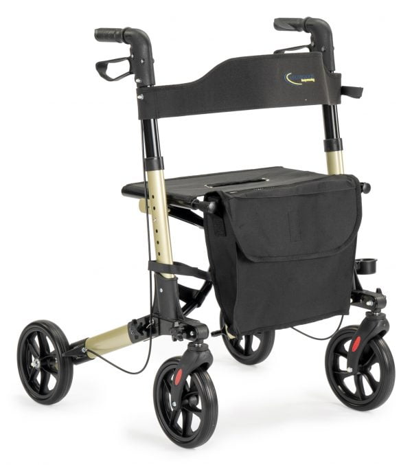 Multimotion rollator City dubbel inklapbaar, foto kleur champagne