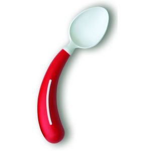 Henro-Grip® Bestek lepel kleur rood linkshandig