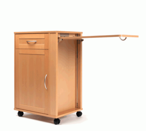 nachtkastje_vermeiren_beuken_thuiszorgwinkel.nl_open structuur Nachtkastje in kleur beuken van het merk Vermeiren