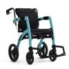 Rolstoel en rollator in een in de kleur blauw uitvoering rolstoel