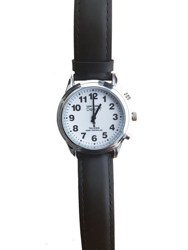 Nederlandssprekend horloge van het merk Low Vision, gesproken door herenstem