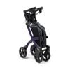 Rollator Rollz Flex 2 met zachte wielen en een extra grote boodschappentas ingeklapt