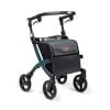 Rollator Rollz Flex 2 met zachte wielen en een extra grote boodschappentas groen
