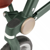 Rollator Trive dubbel opvouwbaar in kleur groen detail vouwsysteem