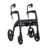 Rolstoel en rollator in een in de kleur donker paars uitvoering rollator