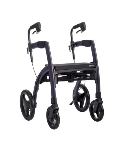 Rollator Rollz Motion², Dark Purple Rolstoel en rollator in een in de kleur donker paars uitvoering rollator