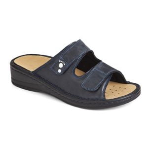 Podartis Alipes is een luxe slipper in 2 kleuren te verkrijgen. Dit is de blauwe