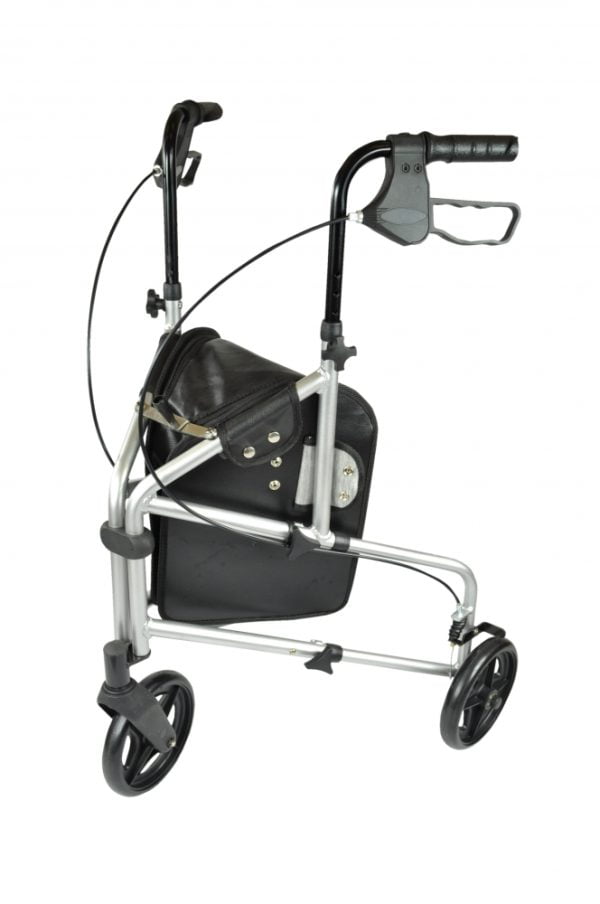 Binnenrollator 3-wiel Zilver