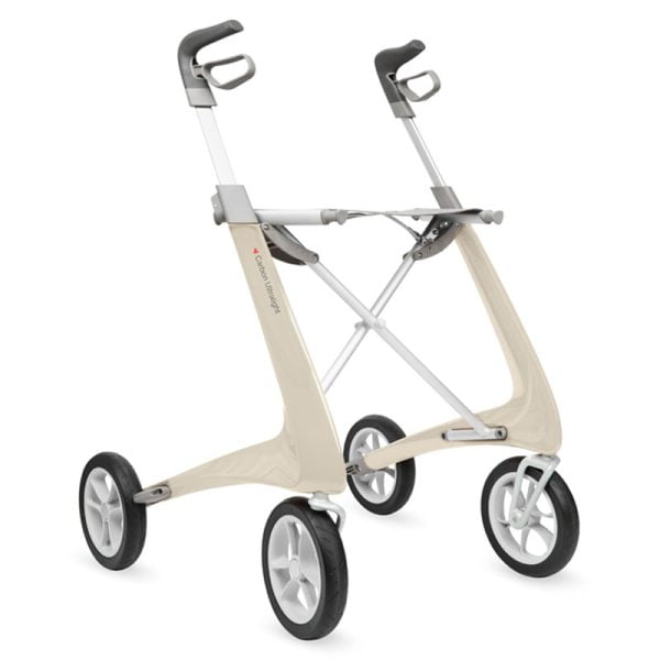 carbonrollator Ultra Light van het merk By Acre in de kleur beige