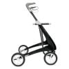 carbonrollator Ultra Light van het merk By Acre in de kleur zwart bezien vanaf zijzijde