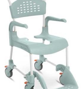 Douche/toiletrolstoel Clean in de kleur groen