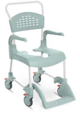 Douche/toiletrolstoel Clean in de kleur groen