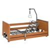Hoog/laagbed Ecofit S Plus van het merk Tecfor met zijhekken en bedpapegaai. seniorenbed, elektrisch bed, zorgledikant